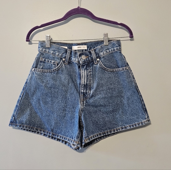 Mango Blue Jean Shorts for Women - Picture 2 of 5